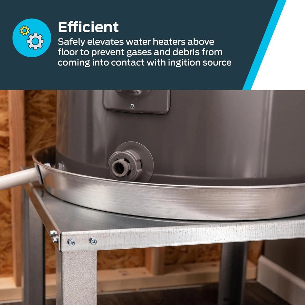 QuickStand 24 Inch Water Heater Stand Up to 100 Gal Unassembled