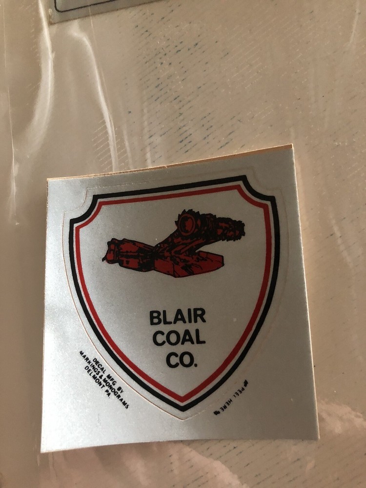 coal mining stickers nice older coal company