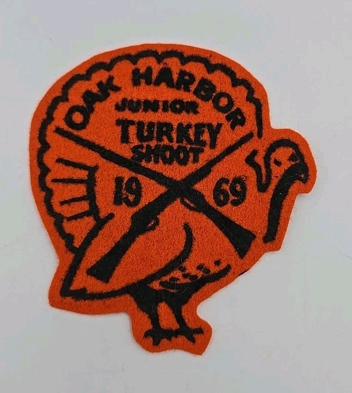 Oak Harbor Junior Turkey Shoot 1969 Felt Patch