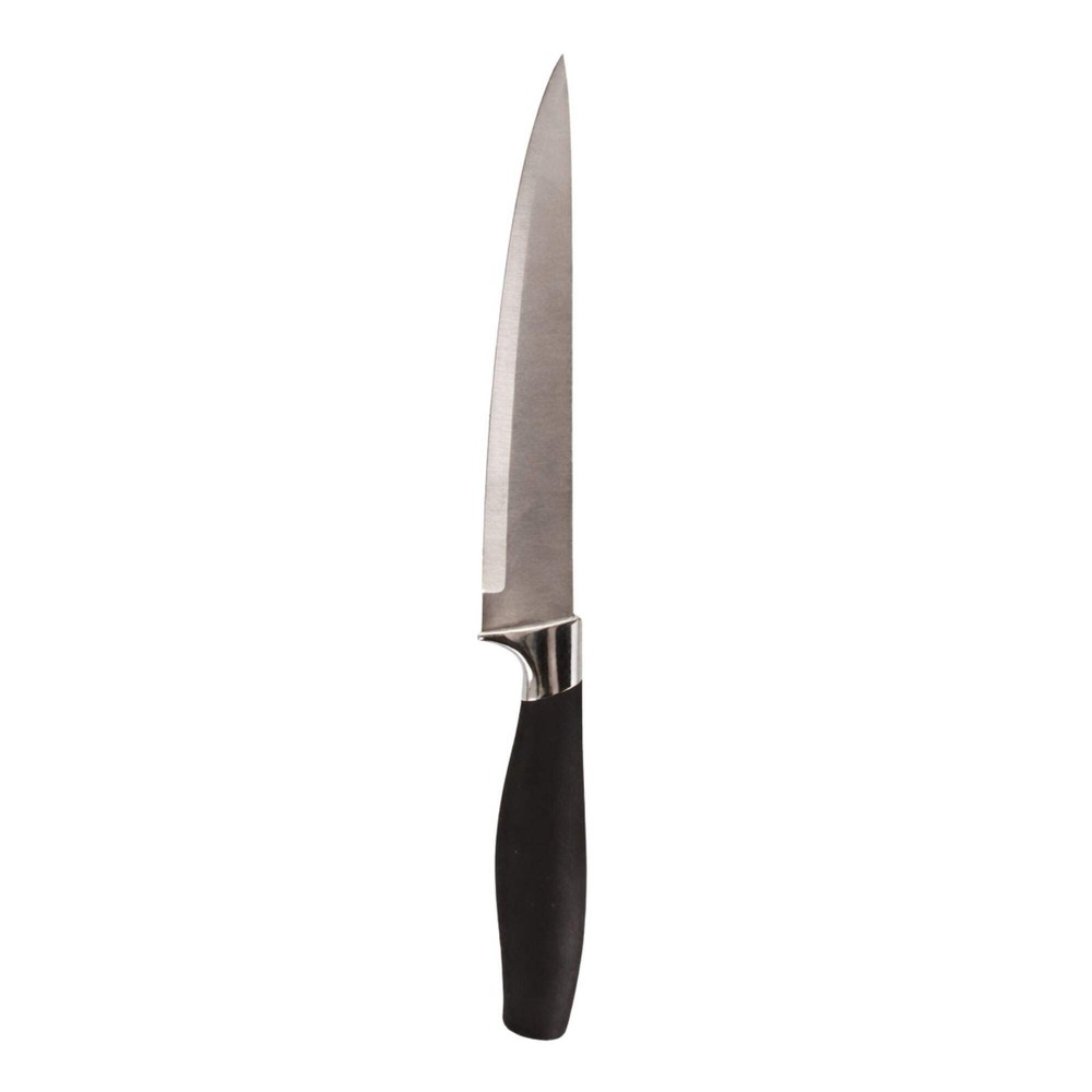 8" Black Handle Ideal Kitchen Durable Carving Knife