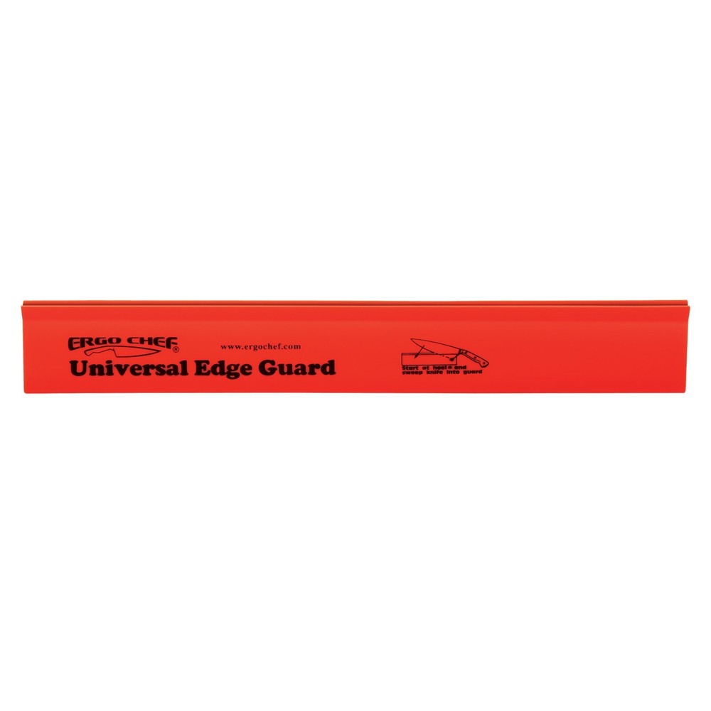 Ergo Chef Knife Edge Guard 7.5" x 1" knife edge guard RED