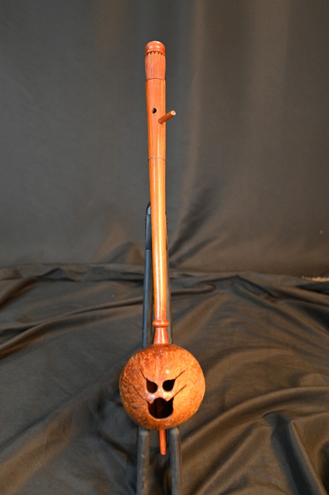 Vintage Indian Traditional Stringed Instrument with Coconut Shell Body