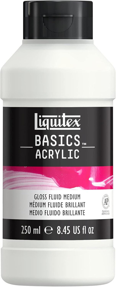 BASICS Gloss Fluid Medium, 250Ml, 8.4-Oz