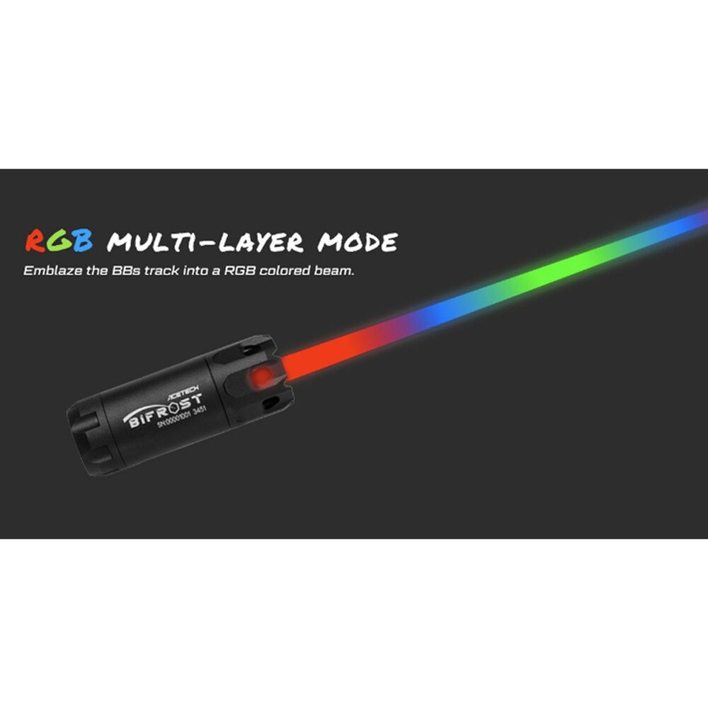AceTech BIFROST Compact Airsoft Tracer Unit w/ Multi-Color Flame Effect