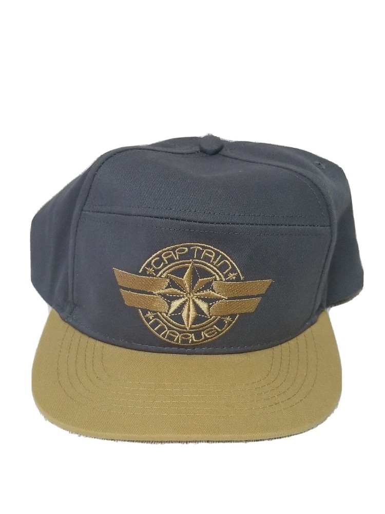 Marvel Comics Captain Marvel Baseball Cap/Hat Snap Back One Sz Fits Most  *NWOT*