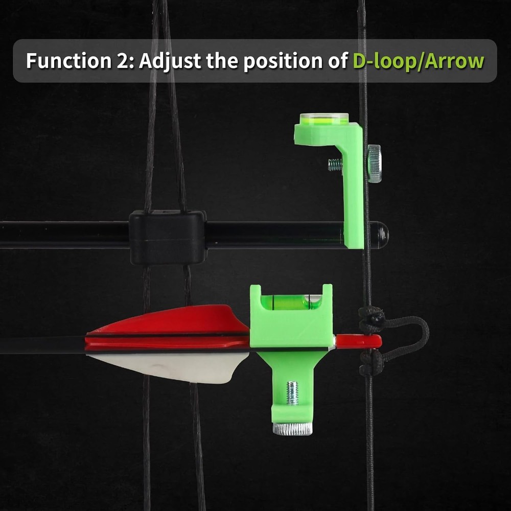 SPG Bow Level Tuning Kit - Compound Tools with Arrow Rest Green