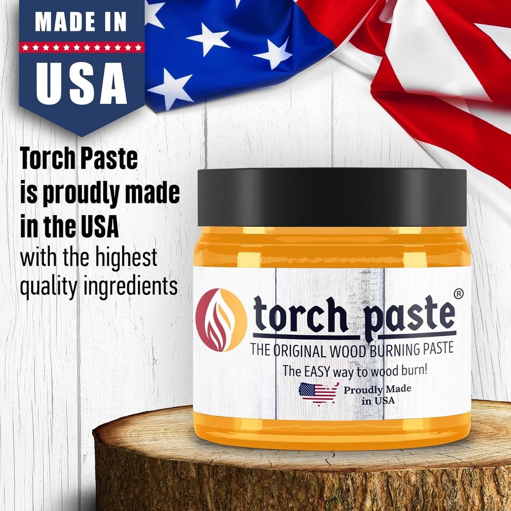Patent Pending Wood Burning Paste for Easy Application on Various Materials