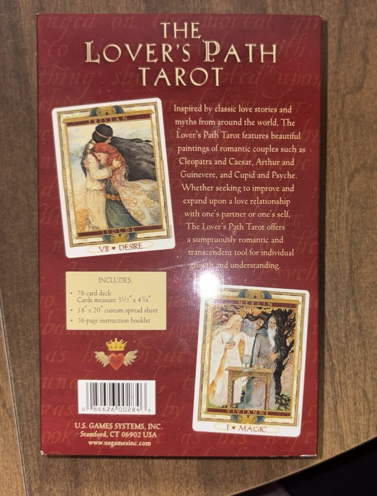 The Lover's Path Tarot Card Deck & Guidebook