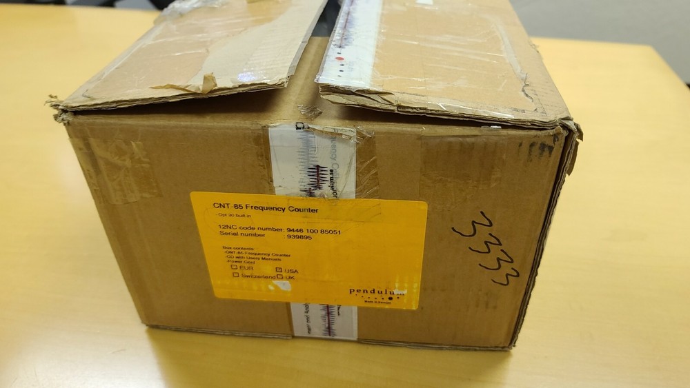 New Pendulum Instruments CNT-85 FC25 Frequency Counter
