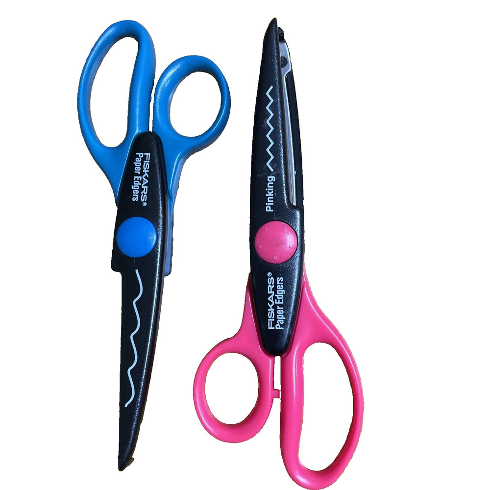Fiskars Paper Edgers Scissors Crafts Scrapbooking Pair