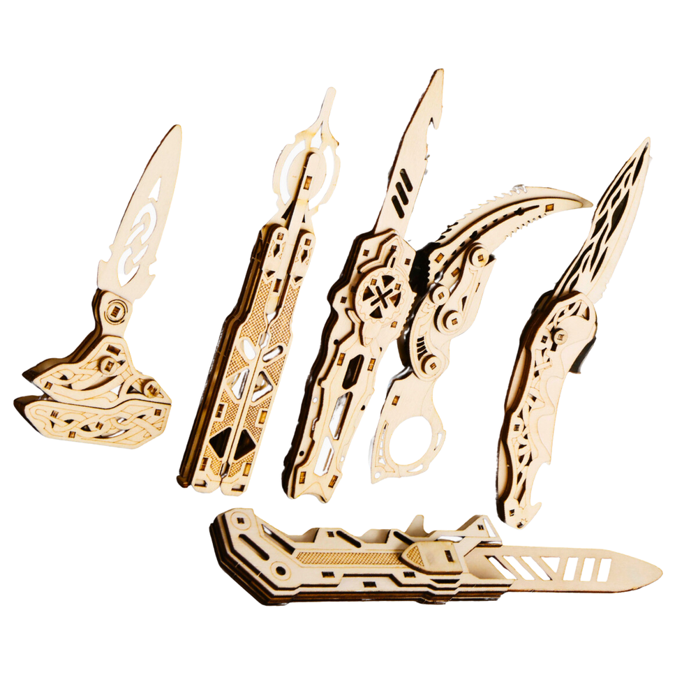 Caliber Wood Knives Puzzles