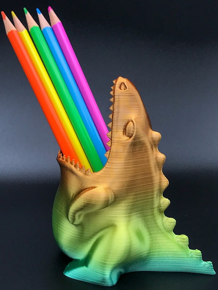 Dinosaur Pen/Pencil Holder | Gluttonosaurus, aka Gobbleosaurus