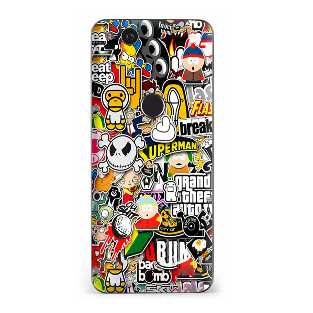 Google Pixel 2 Skins Decal Wrap Sticker Slap