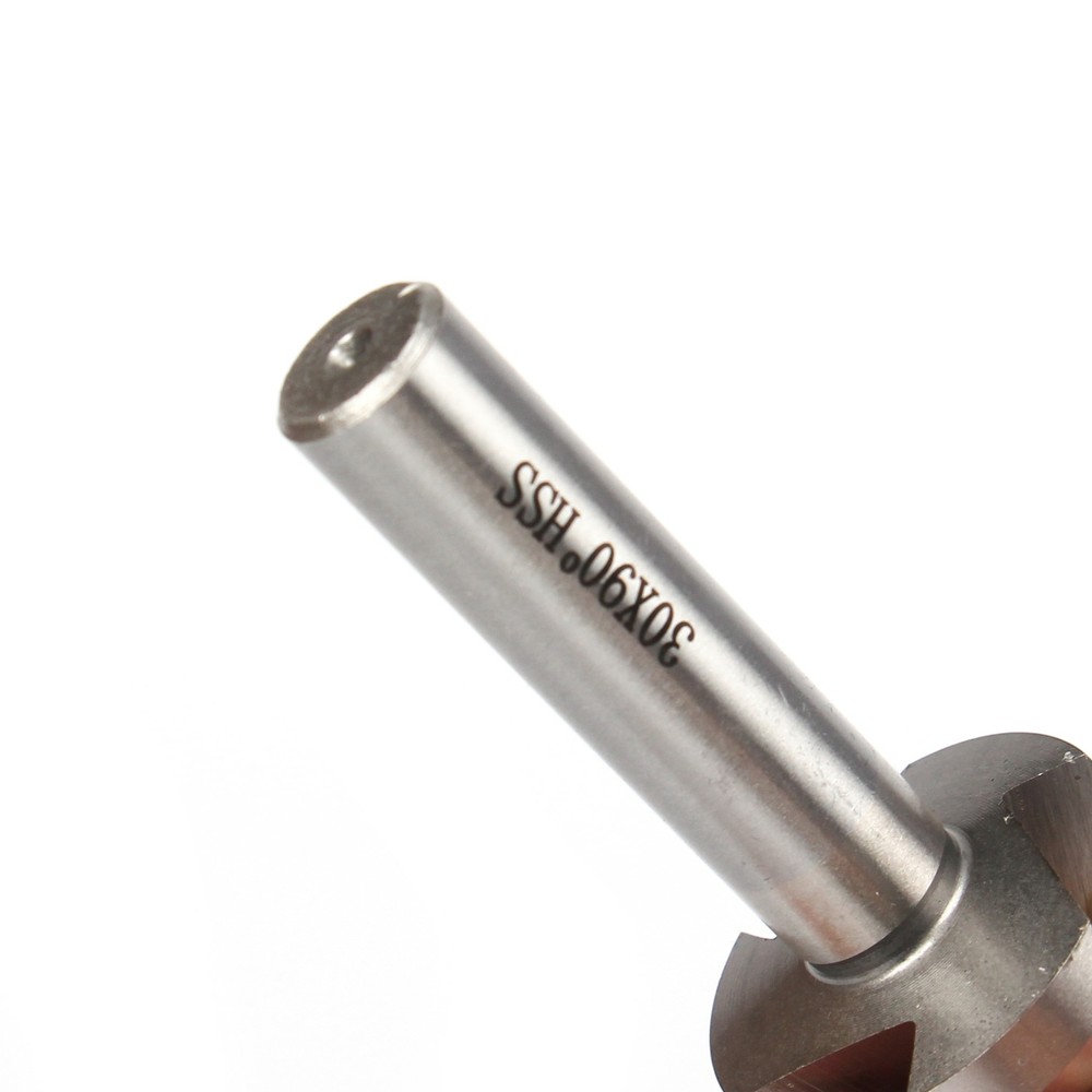 4.5-50mm HSS Countersink Drill Bits 3 Flutes 90 Degree Chamfering Tool For Metal