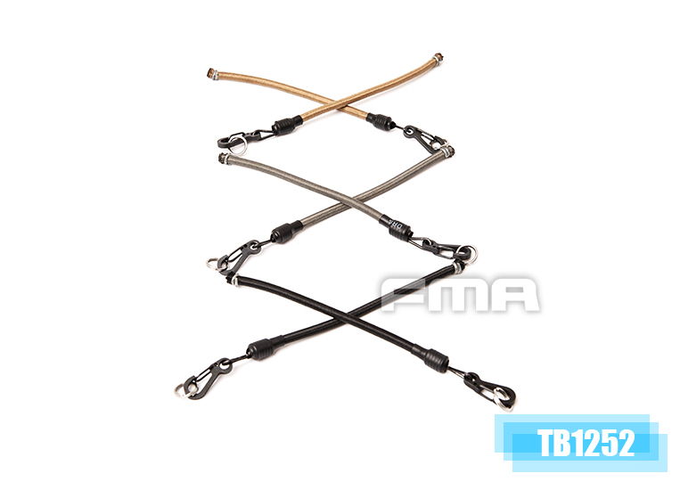 FMA Replacement Bungees Fixed NVG VAS ARC Hook Loop for ACH Helmet