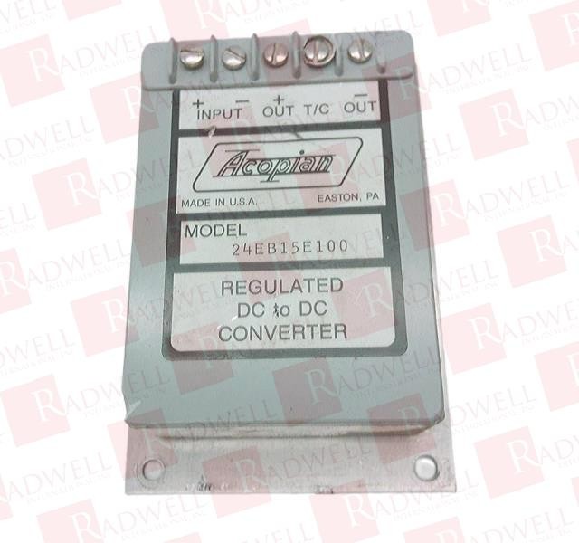 ACOPIAN 24EB15E100 / 24EB15E100 (USED)