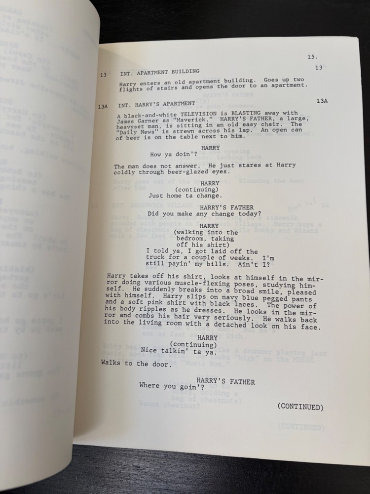 CRAZY TIMES ~ RAY LIOTTA DAVID CARUSO~ 1980 FINAL DRAFT ORIGINAL MOVIE SCRIPT