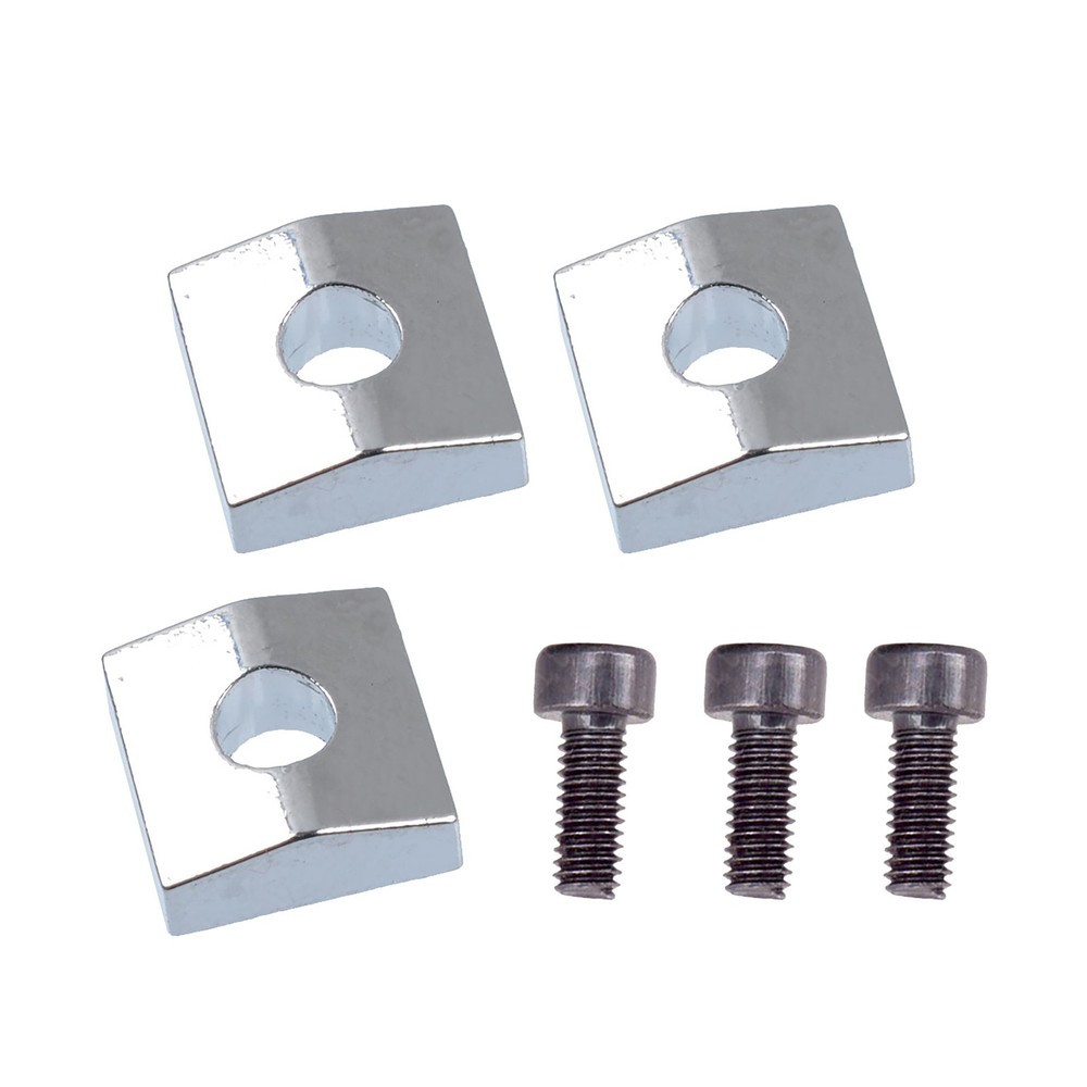 3*Nut Blocks & 3*Screws For Electric Guitar Tremolo Bridge Strings Locking