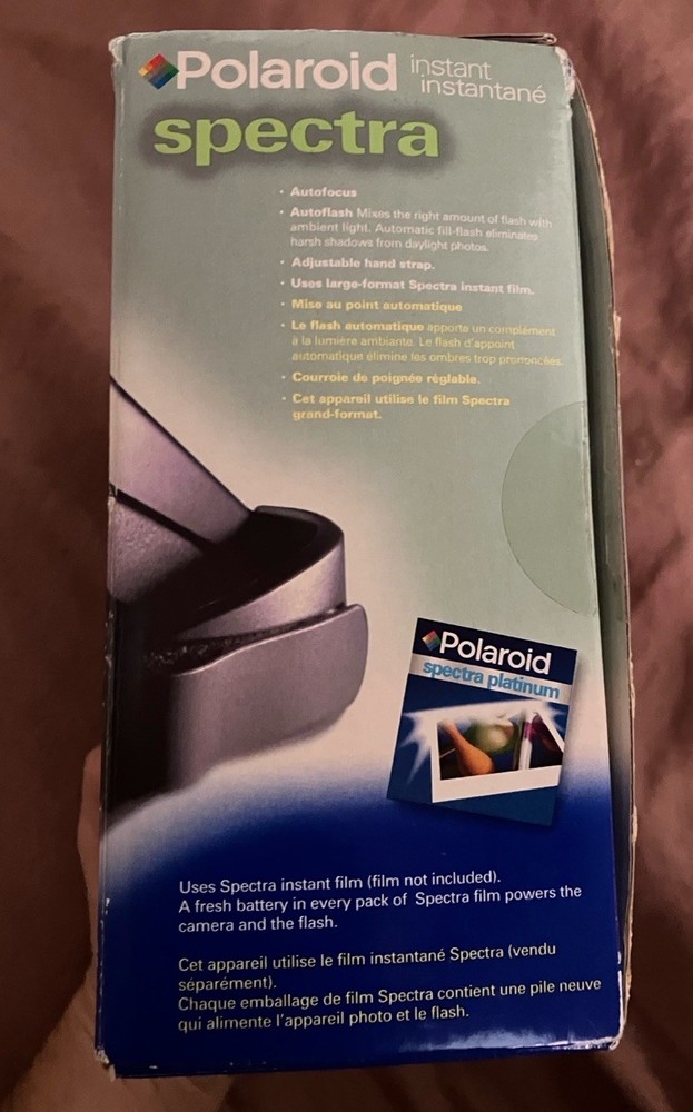 Polaroid Spectra Instant Film Camera With Box And Docs! Untested