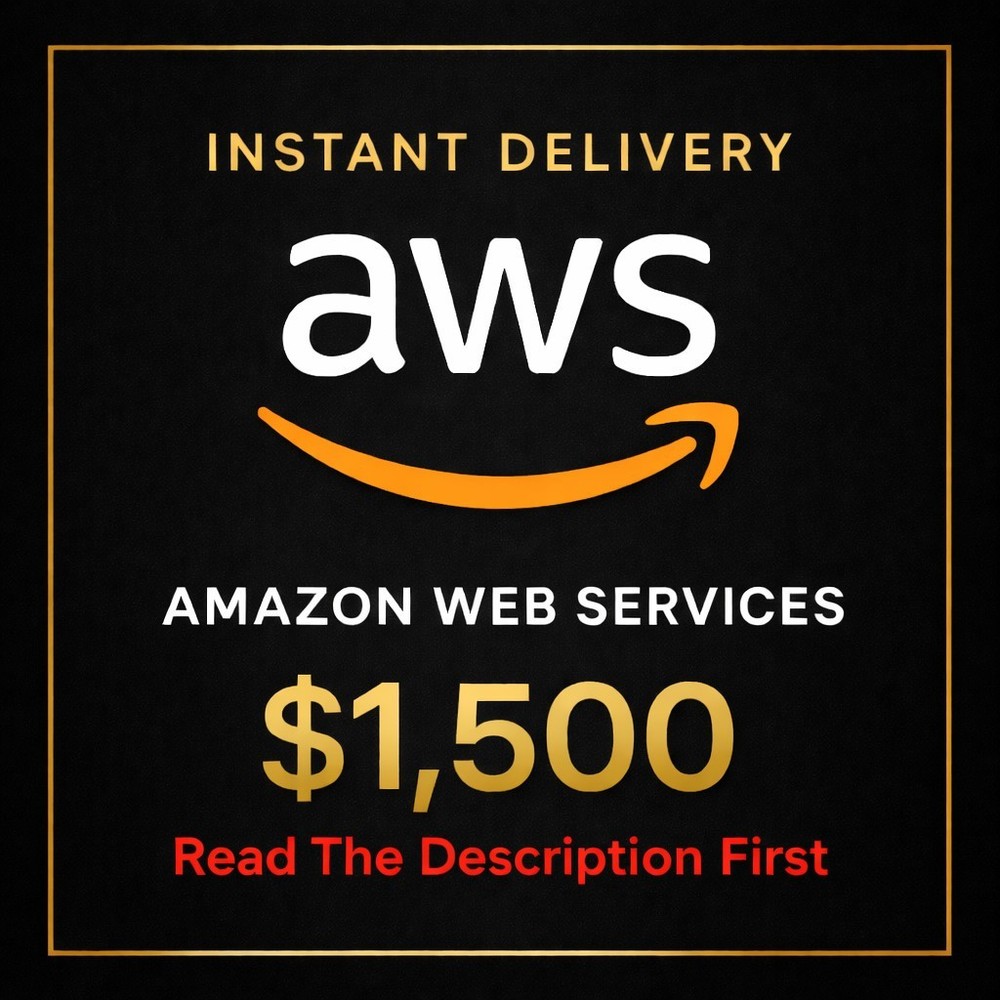 🔥 AWS $1.5K Credit | Amazon Web Services EC2 & Lightsail | Verified 🔒