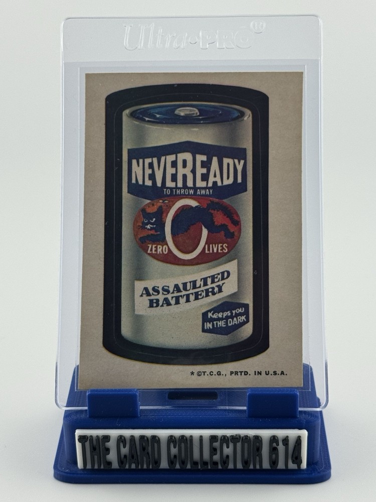 💥 1982 Topps Wacky Packages Album Stickers Neveready #47