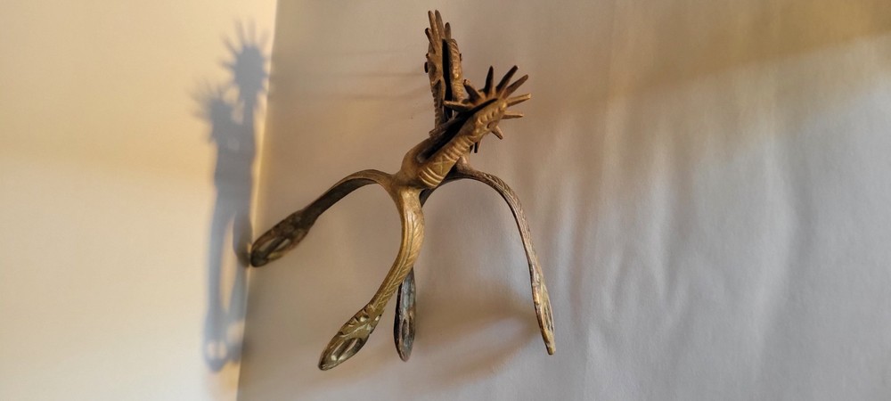 Vintage Snake Head Handmade Western Spurs