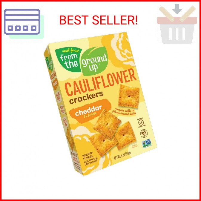 From the Ground Up - Cauliflower Crackers Cheddar - 4 oz.
