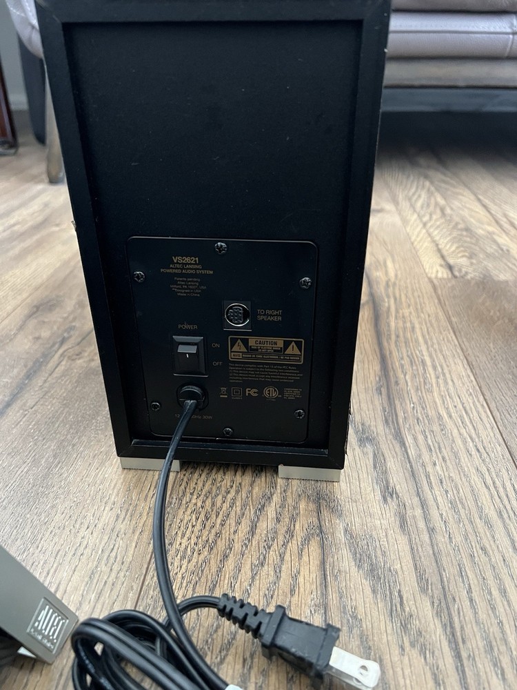 Altec Lansing Powered Audio System Model VS2621 2.1 System