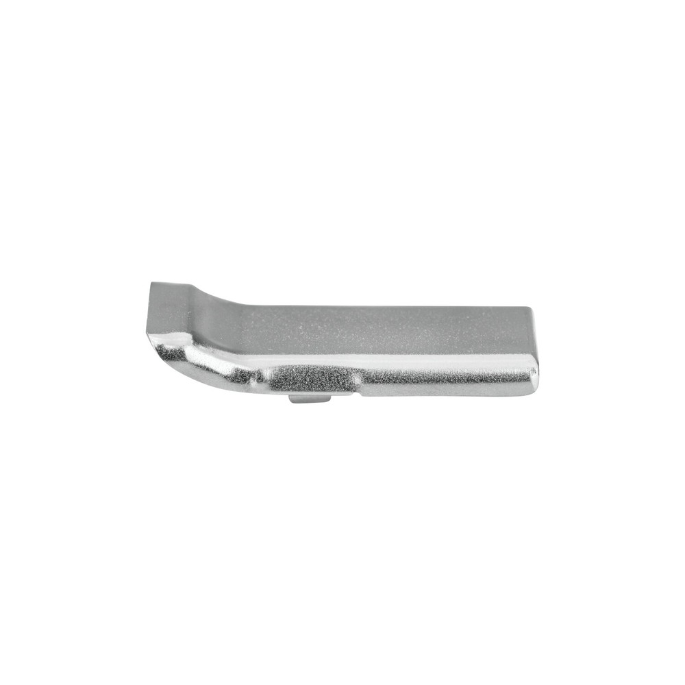 Blank Cranked Arm Hinge Cover Cap, Steel