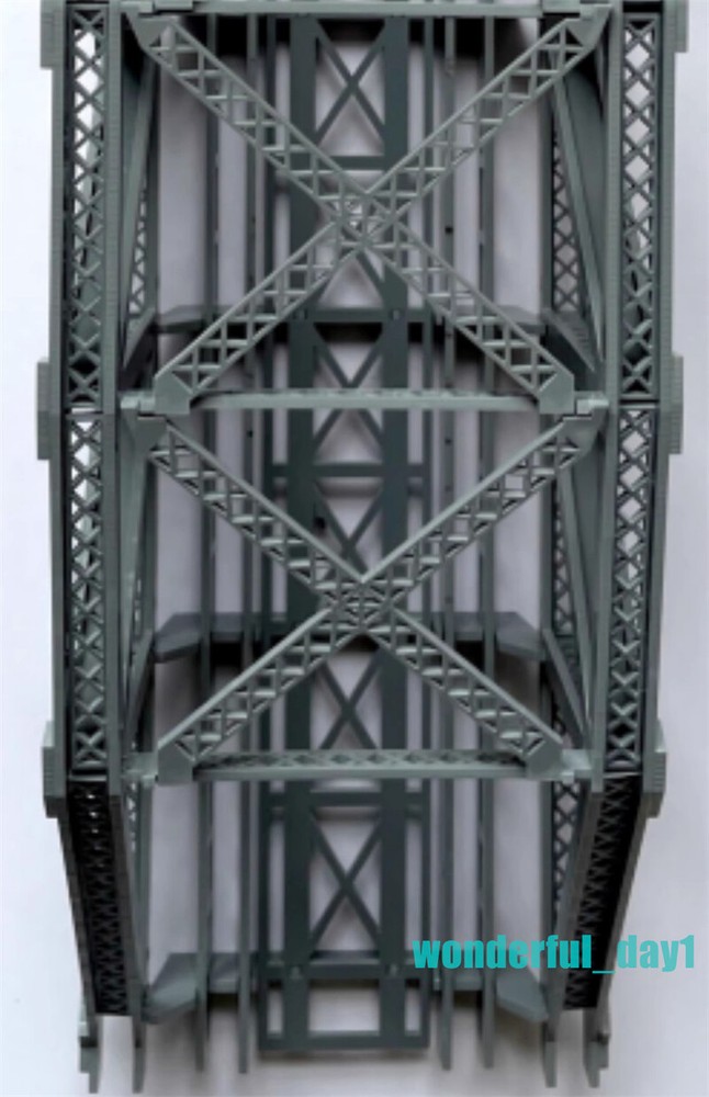 1/87 HO SCALE 15'' ARCHED TRUSS BRIDGE Unassembled Bridge Model Toy