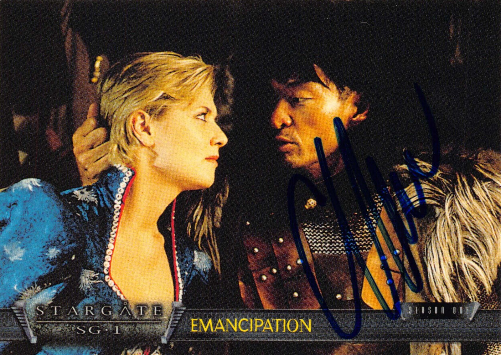 Cary Hiroyuki Tagawa autographed trading card Stargate SG1 2001 #5 Emancipation