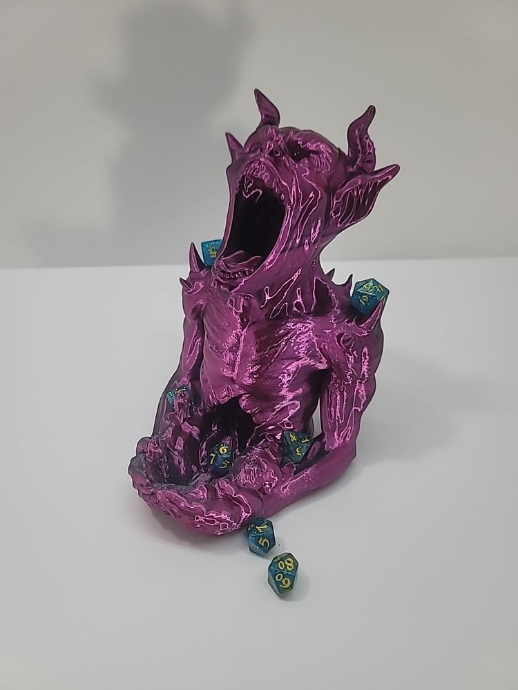 Imp's Hunger Dice Tower - D&D Pathfinder Cthulhu RPG - Gothic Devil Demon DND