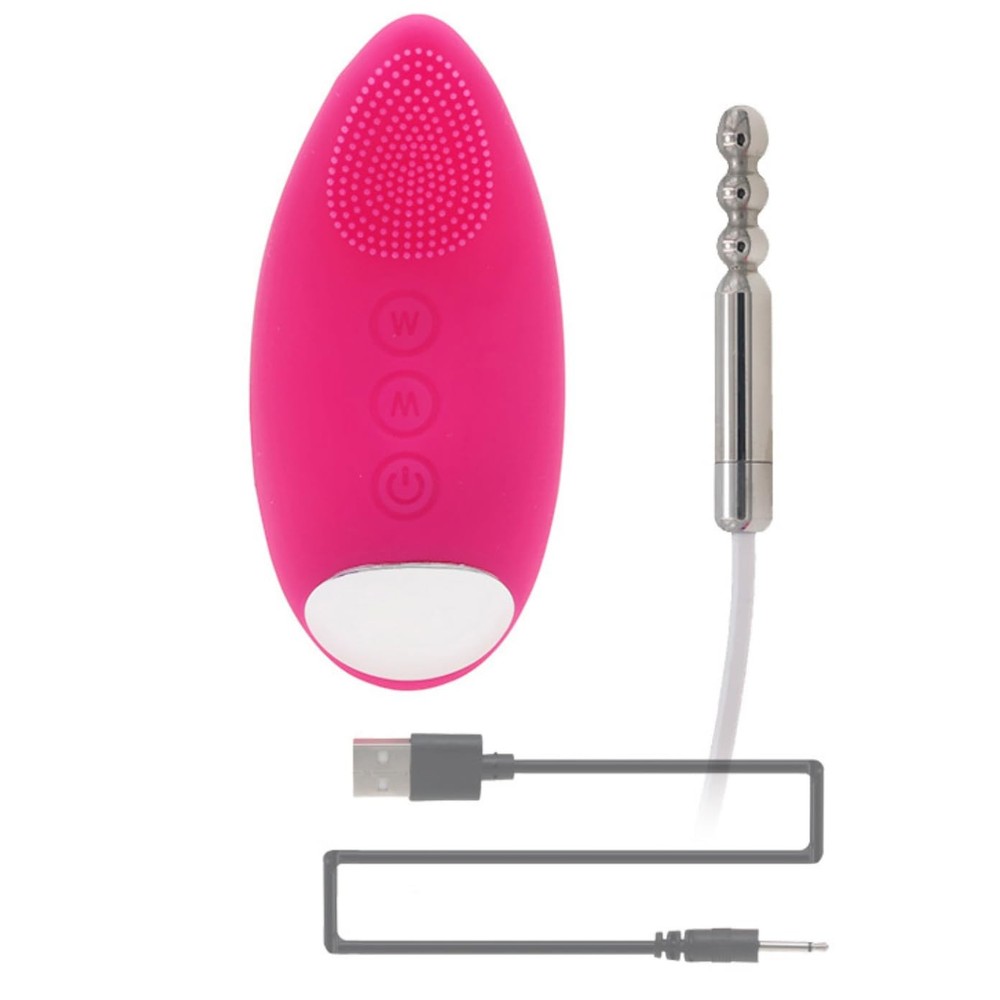 10 Frequency MultiUse Bullet Stainless Steel Urethra Plugging Vibrator Urethr...