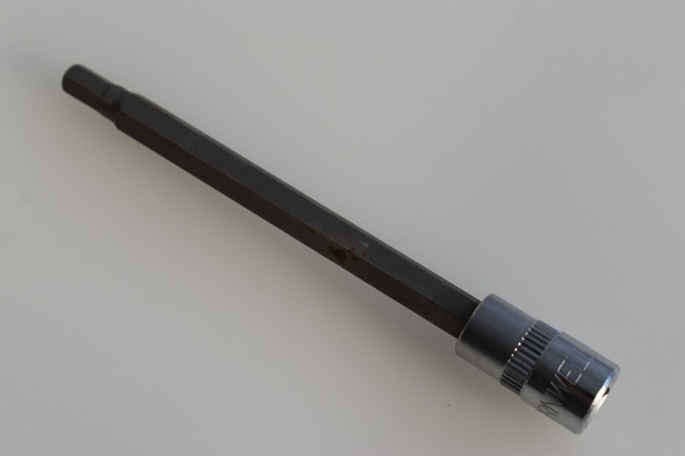 Cornwell Tools CBSM50XL 5mm Metric Long Hex Bit Socket Driver 1/4" Drive Chrome