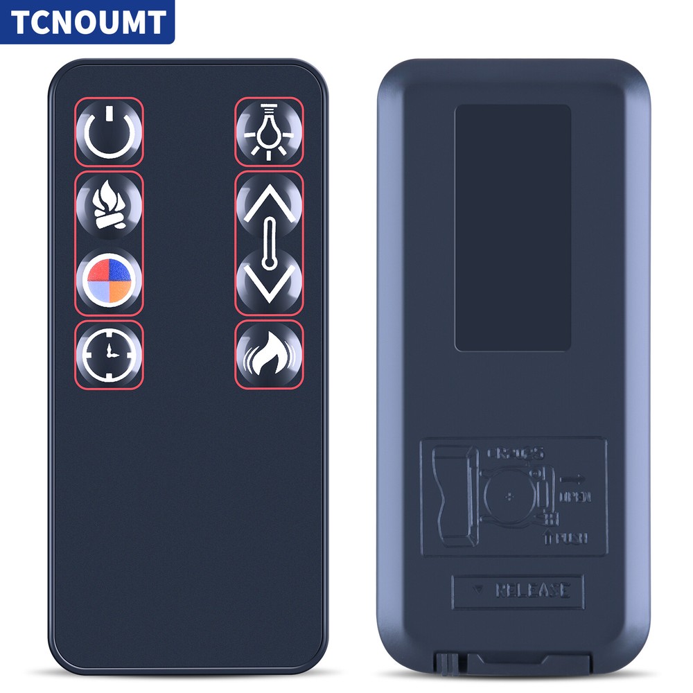 Replacement Remote Control For Real Flame Vivid Flame Electric Fireplace Firebox