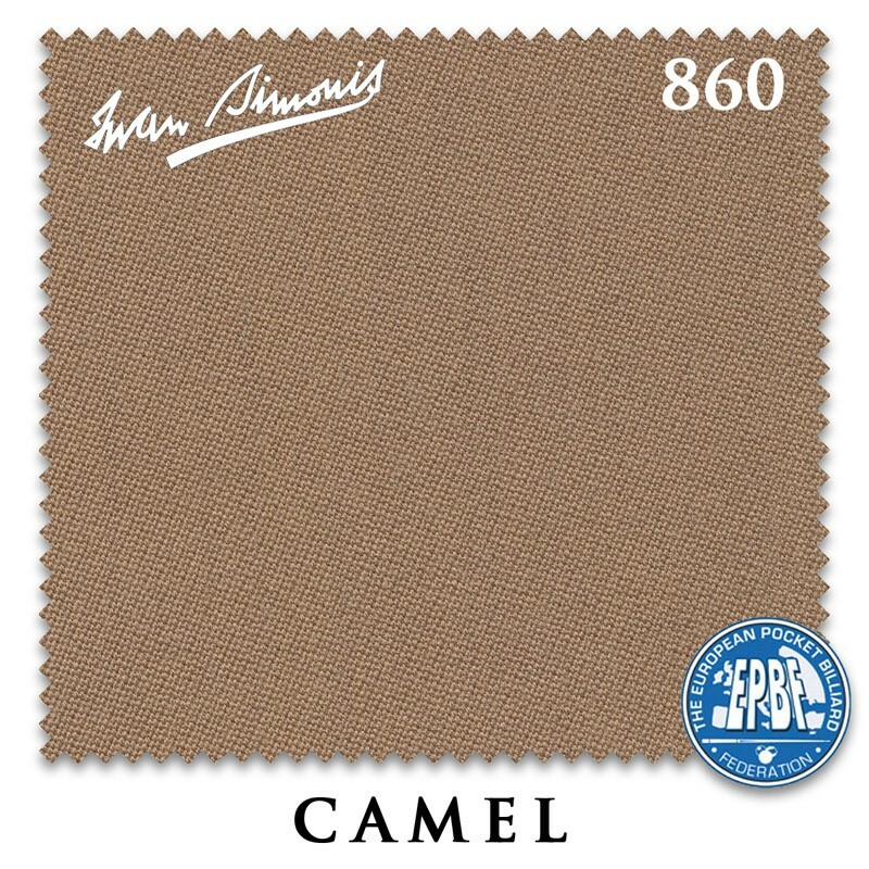 9' Simonis 860 Pool Table Cloth - Camel - AUTHORIZED DEALER