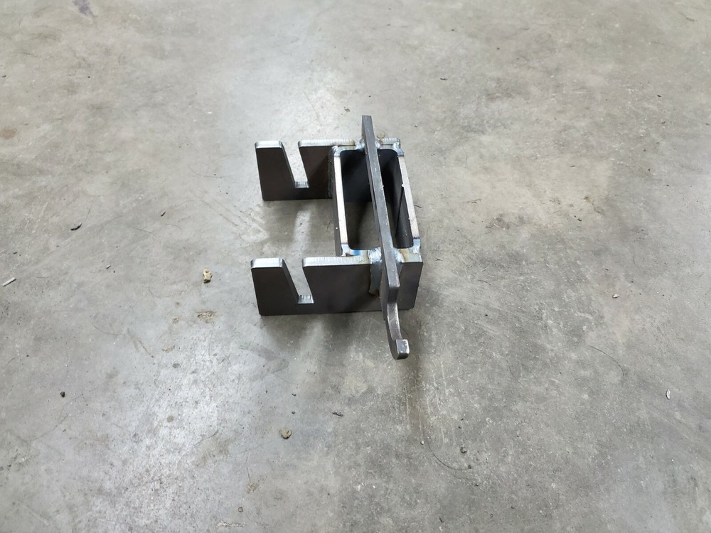 AR500 Angled Target Hanger hook for 2x4 Topper