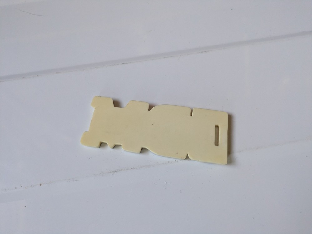 Vintage IBM Computers Plastic Keychain Tag Luggage Tag