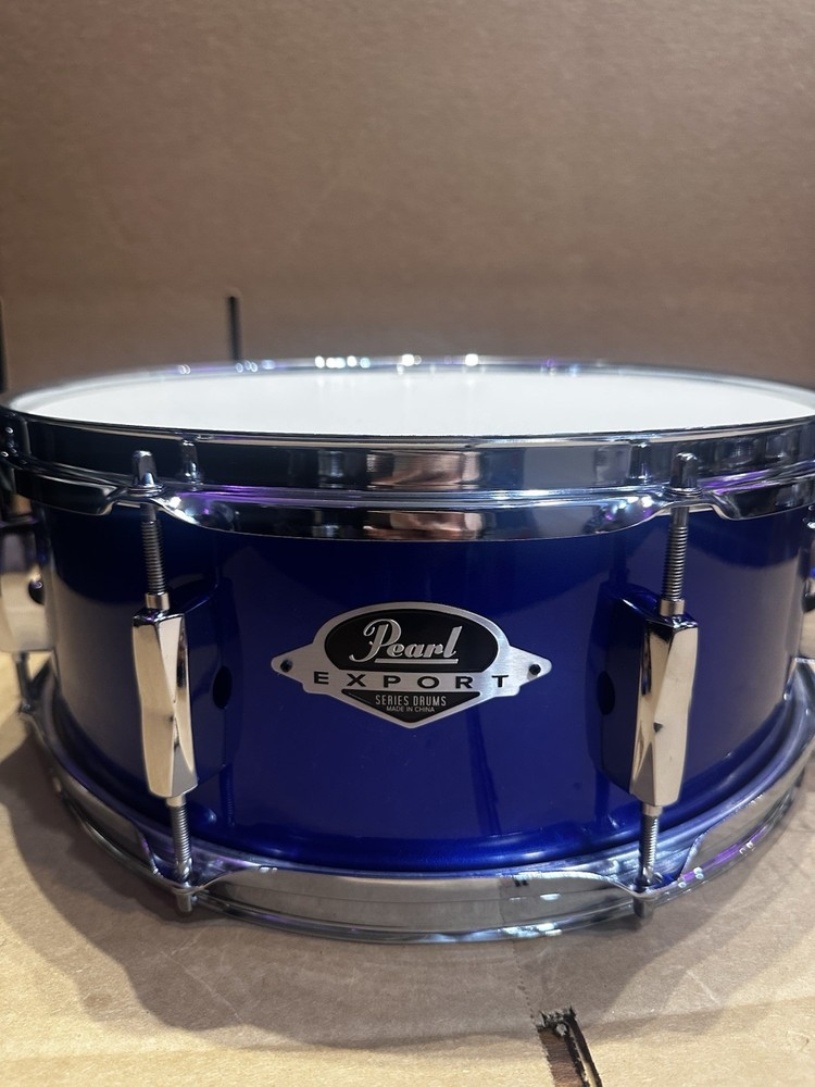 Pearl Export Series 5-Piece Drum Shell Pack – High Voltage Blue – Display Model