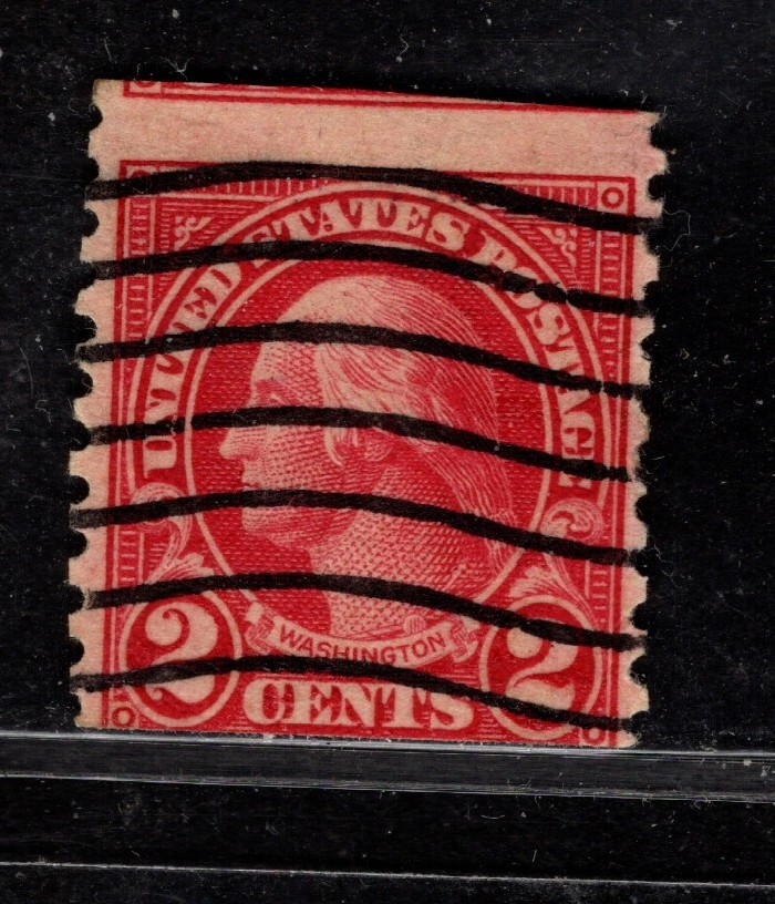 Perfectly Flawed EFO SN 599 Used Error- George Washington - Miscut