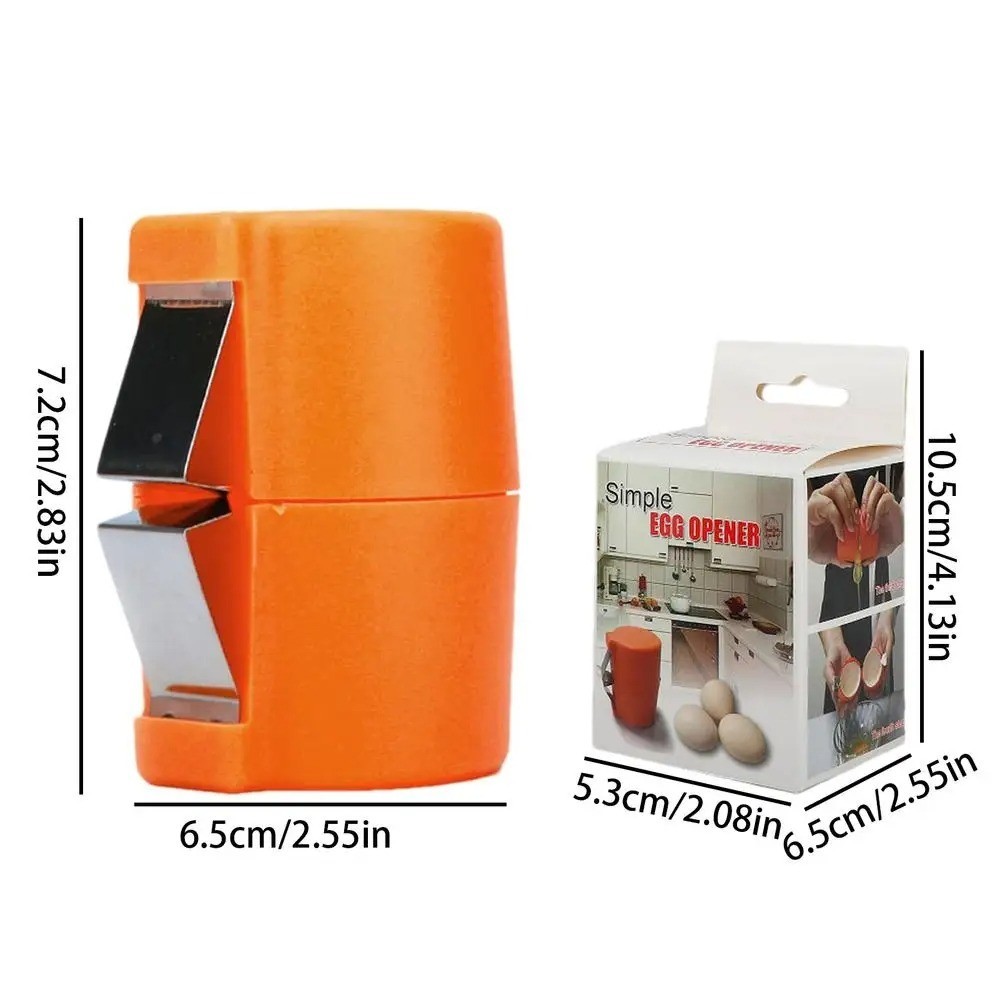 Share Egg Cracker Tool Egg Breaker Manual Shell Separator Opener Kitchen Tools
