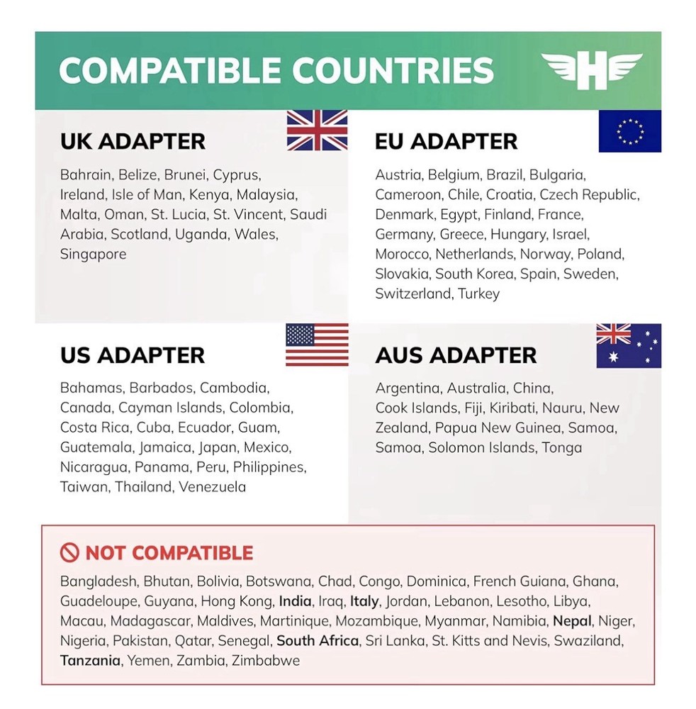 Hero International Power Adapter