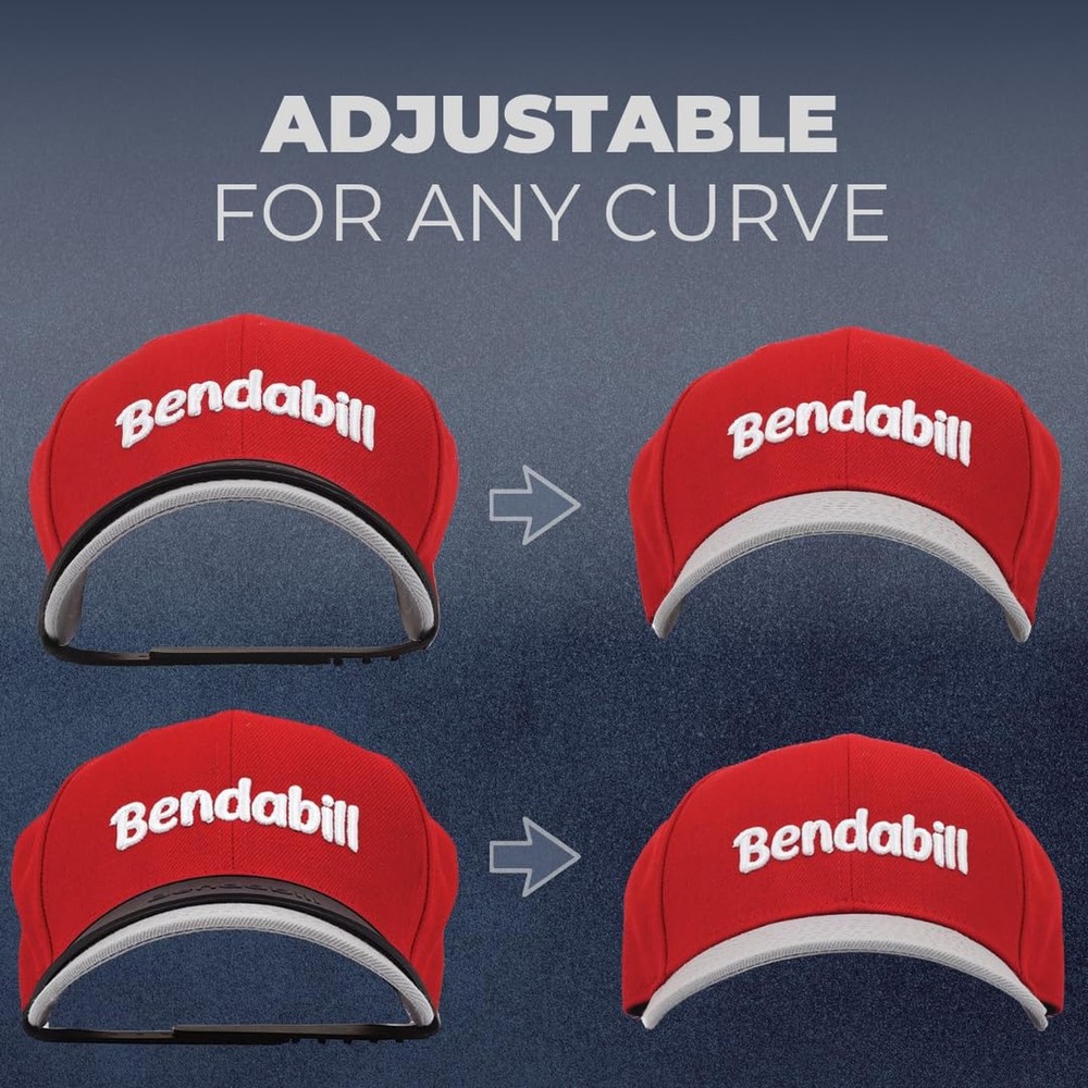Hat Bill Bender (2 Pack) Perfect Hat Bending Strap, Conveniently Shape Your H...