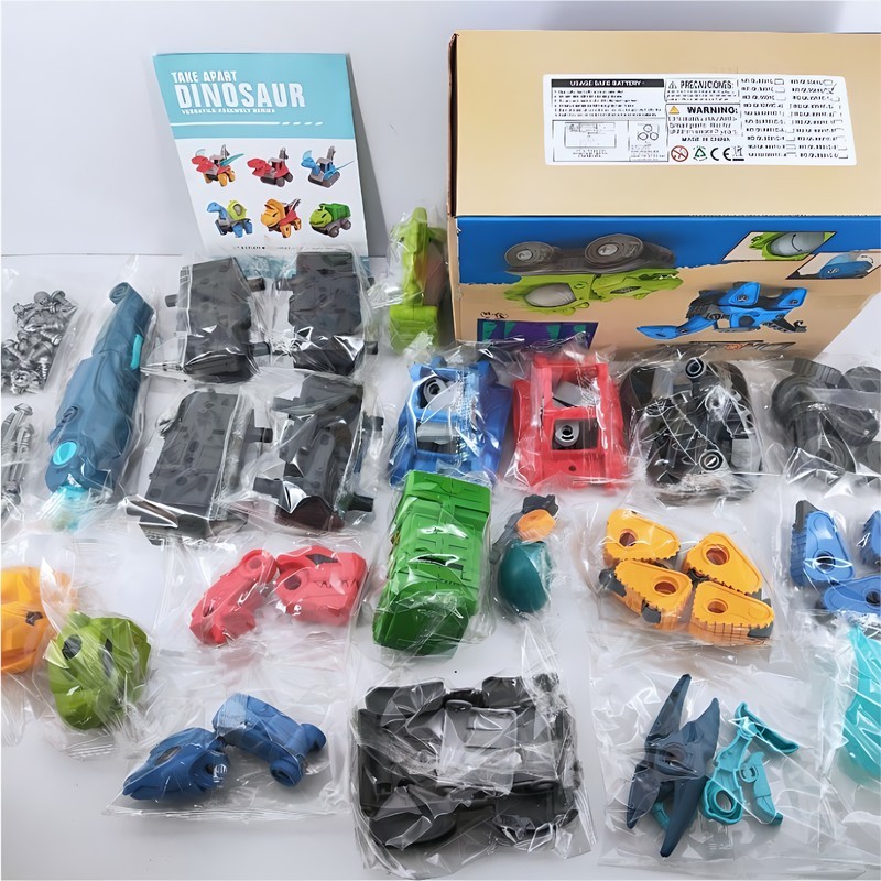 5 Pack Take Apart Dinosaur Toys
