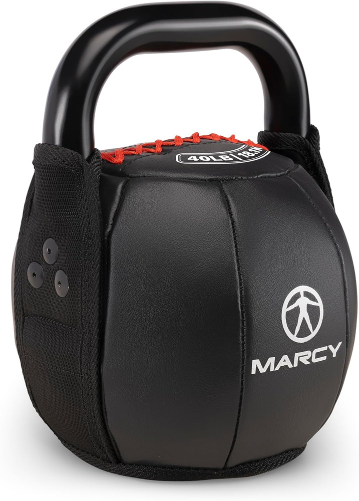 Strength Training Soft Kettlebell with Handle for Weightlifting, Conditioning, S