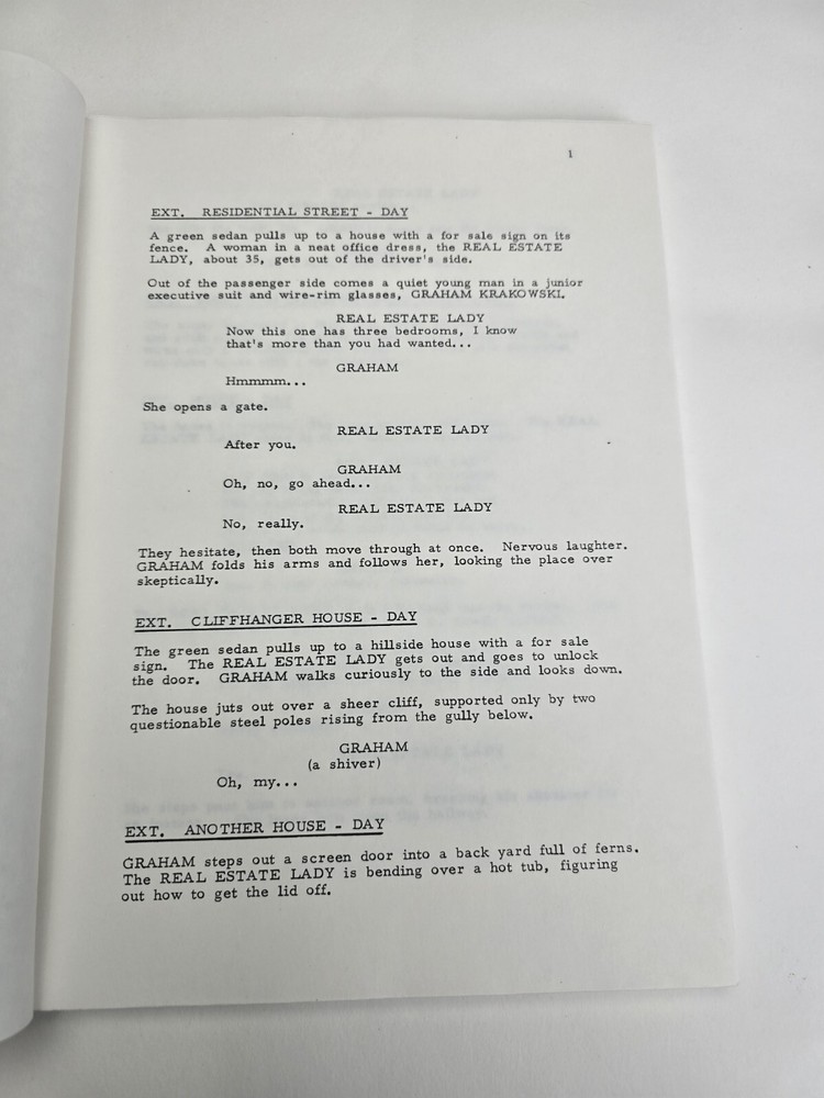 THE VAGRANT / Richard Jefferies Screenplay, Writer's Guild Script Draft