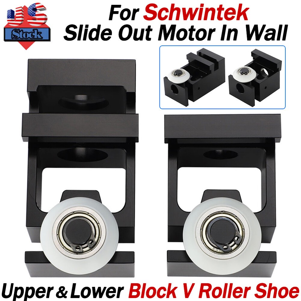 FOR SCHWINTEK IN-WALL SLIDE OUT STANDARD BEARING BLOCK ROLLER SHOE UPPER & LOWER