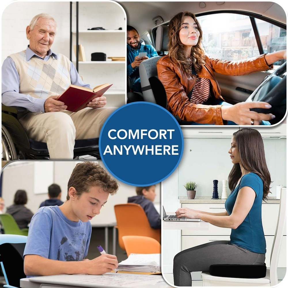 Ergonomic Seat Cushion & Lumbar Support Set