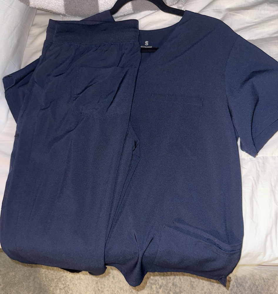 Amazon Scrubs Men’s Set Navy Blue
