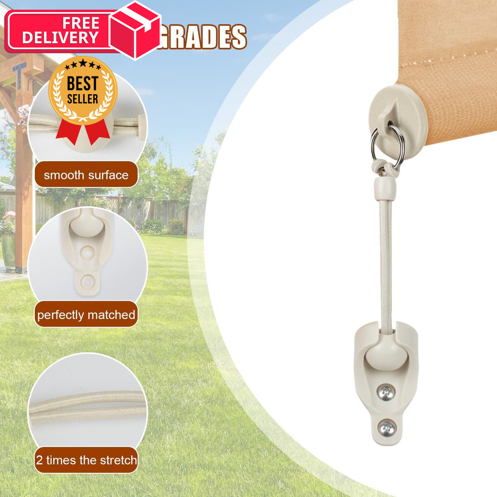 Seprochoo Coolaroo Replacement Part Roller Shade Hardware One Size, Sand